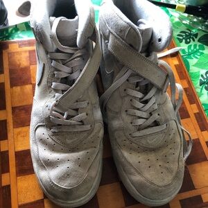 Nike Gray High-Top Sneakers